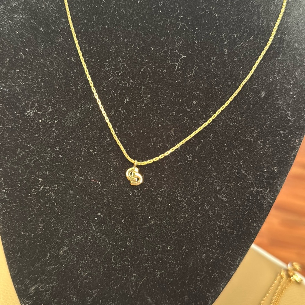 Christian Dior Gold plated necklace.